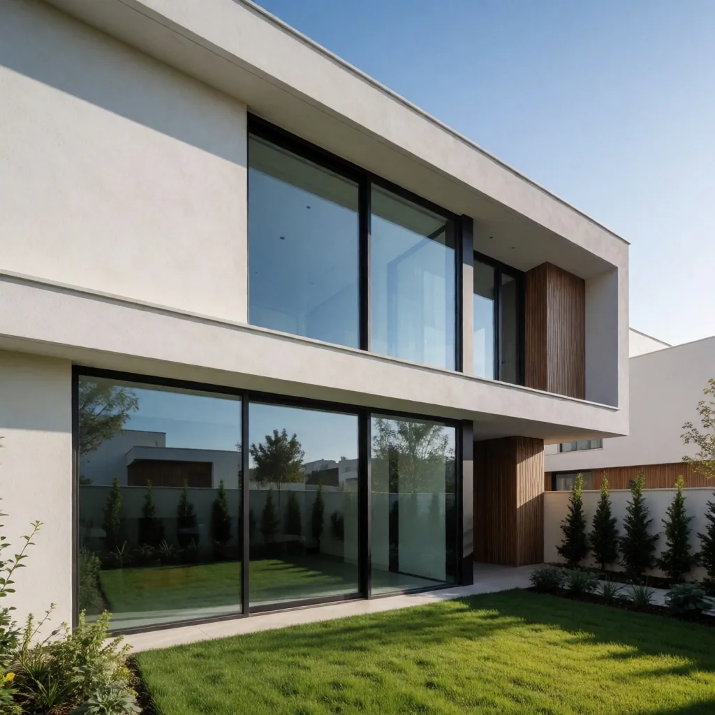 Vivienda unifamiliar en barrio privado con galería y ventanales